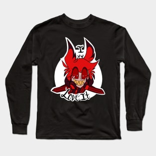 Loving Alastor Sticker Long Sleeve T-Shirt